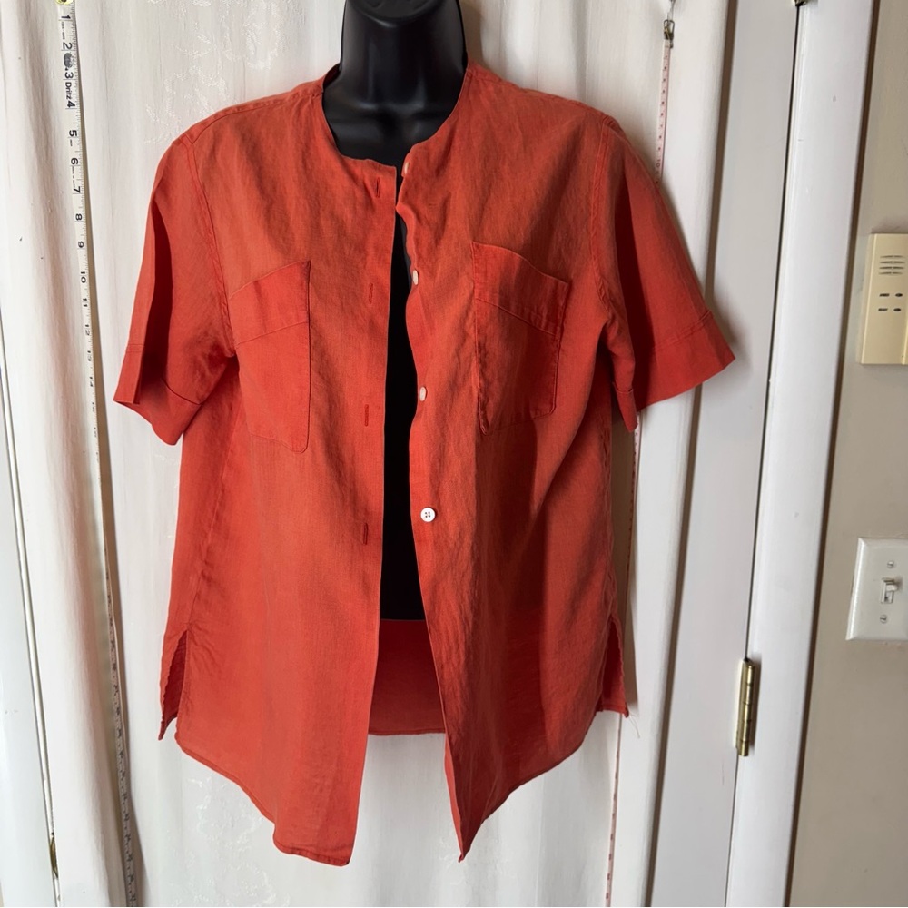 Vintage Saks Fifth Avenue Cerruti 1881 Linen Blouse